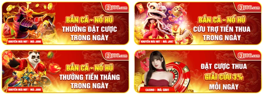 Khuyến mãi cổng game J88