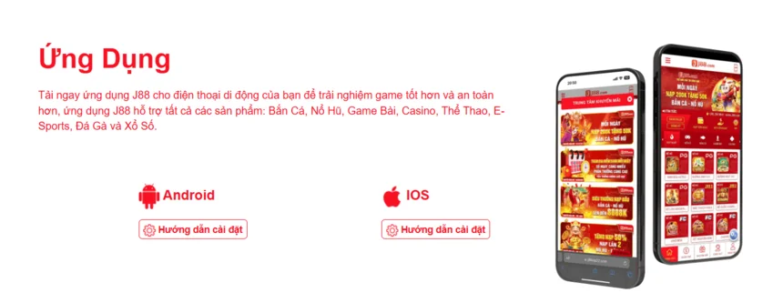Tải app J88 để tận hưởng sự hấp dẫn và đa dạng